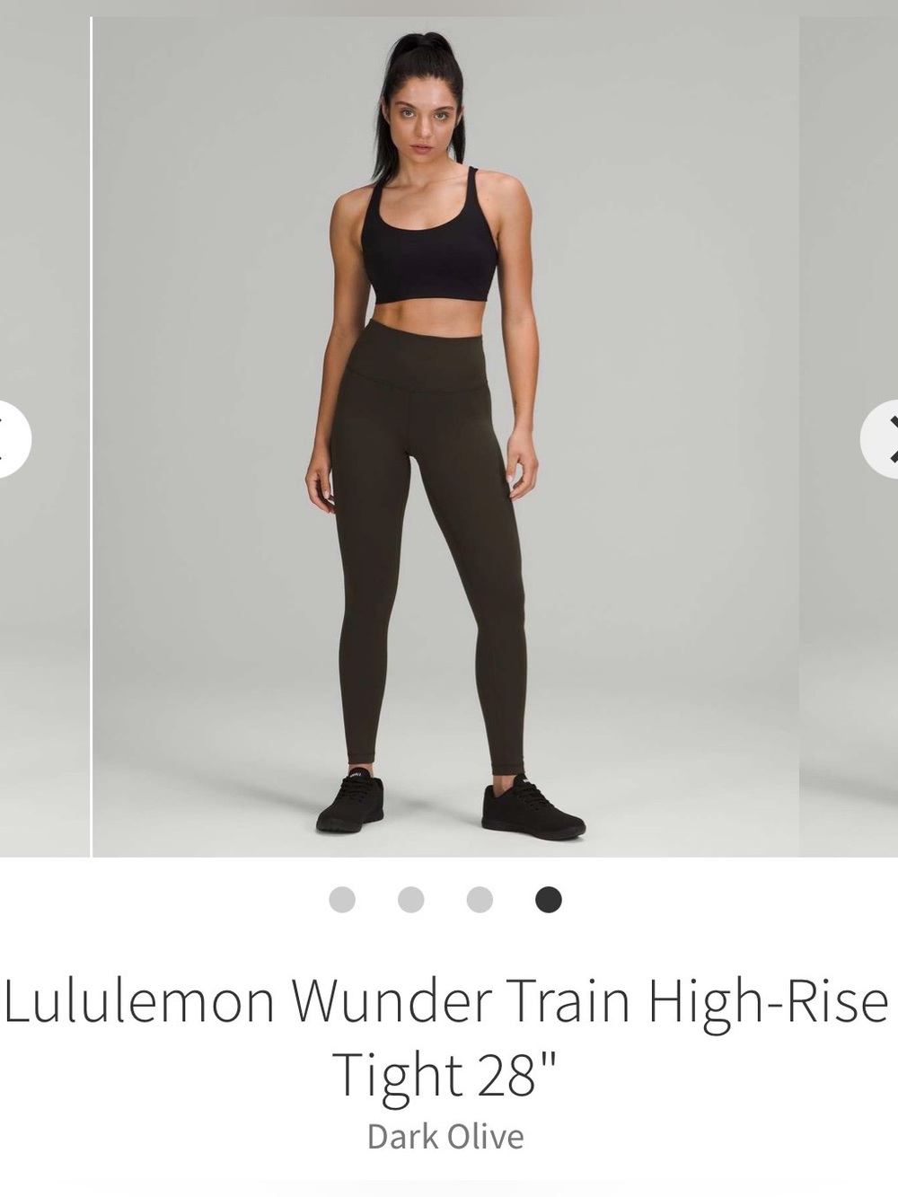 lululemon athletica High-Rise Leggings in Dark Olive